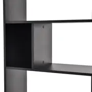 ESTANTE/DIVISÓRIA 80 CM X 2,12 M BLOCK - PRETO - Foto 6