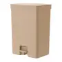 LIXEIRA DUPLA COM PEDAL 30 L TRIUM - CAMELO/CINZA - Foto 2