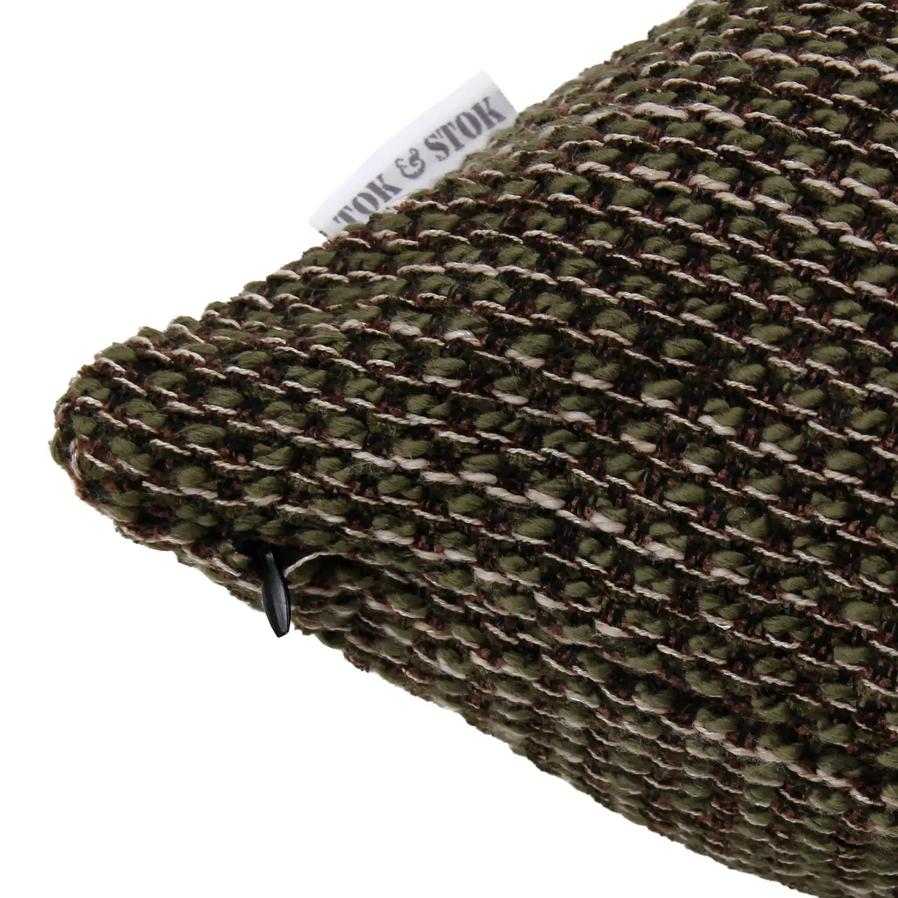 ALMOFADA 50 CM X 50 CM NUMNAH - TANINO/LODEN GREEN - Foto 4