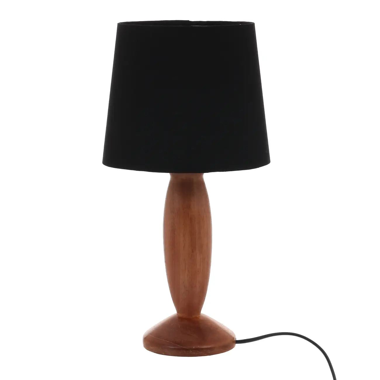 LUMINÁRIA DE MESA CASTILIGHT C/CUP B - NOZES/PRETO - Foto 1