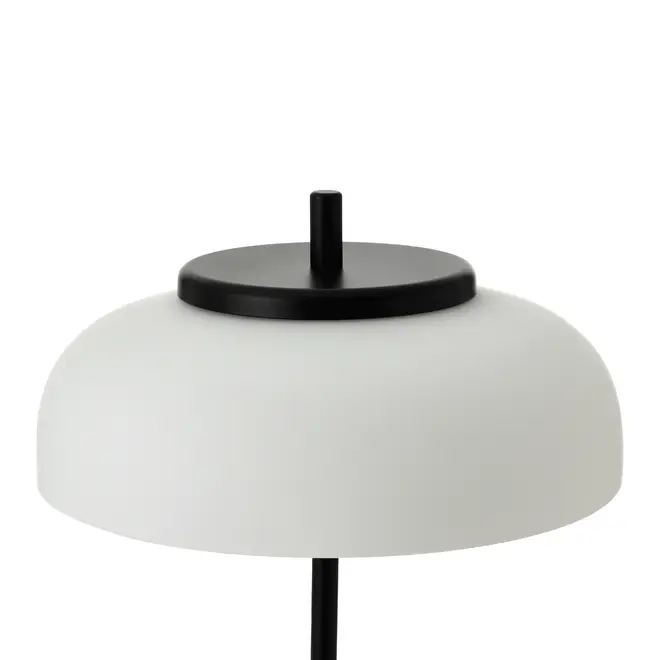 LUMINÁRIA DE MESA LED CURVED - PRETO/FROST - Foto 4
