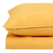 JG DE COLCHA 2 PÇS SATÉLITES SOLTEIRO - AMARELO HANBAR - Foto 2