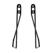 SUPORTE PARA PRATELEIRA COM 2 PEÇAS FINELINE - PRETO - Foto 3