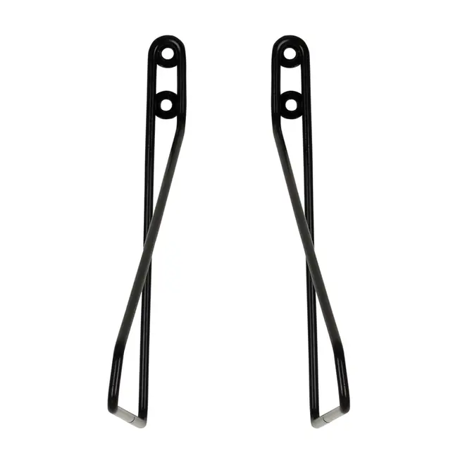 SUPORTE PARA PRATELEIRA COM 2 PEÇAS FINELINE - PRETO - Foto 3