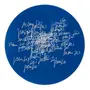 MOUSE PAD TUDO OU TUDO PENSEI NEM SEI - AZUL COBALTO/BRANCO - Foto 1