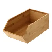 ORGANIZADOR EMPILHÁVEL 17 CM X 30 CM BAMBOO - BAMBU - Foto 2