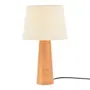 LUMINÁRIA DE MESA MASSIV C/CUP P - AMÊNDOA/NATURAL - Foto 2