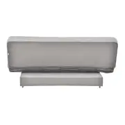 SOFÁ-CAMA 3 LUGARES OTO - DOUCEUR CINZA CLARO - Foto 5