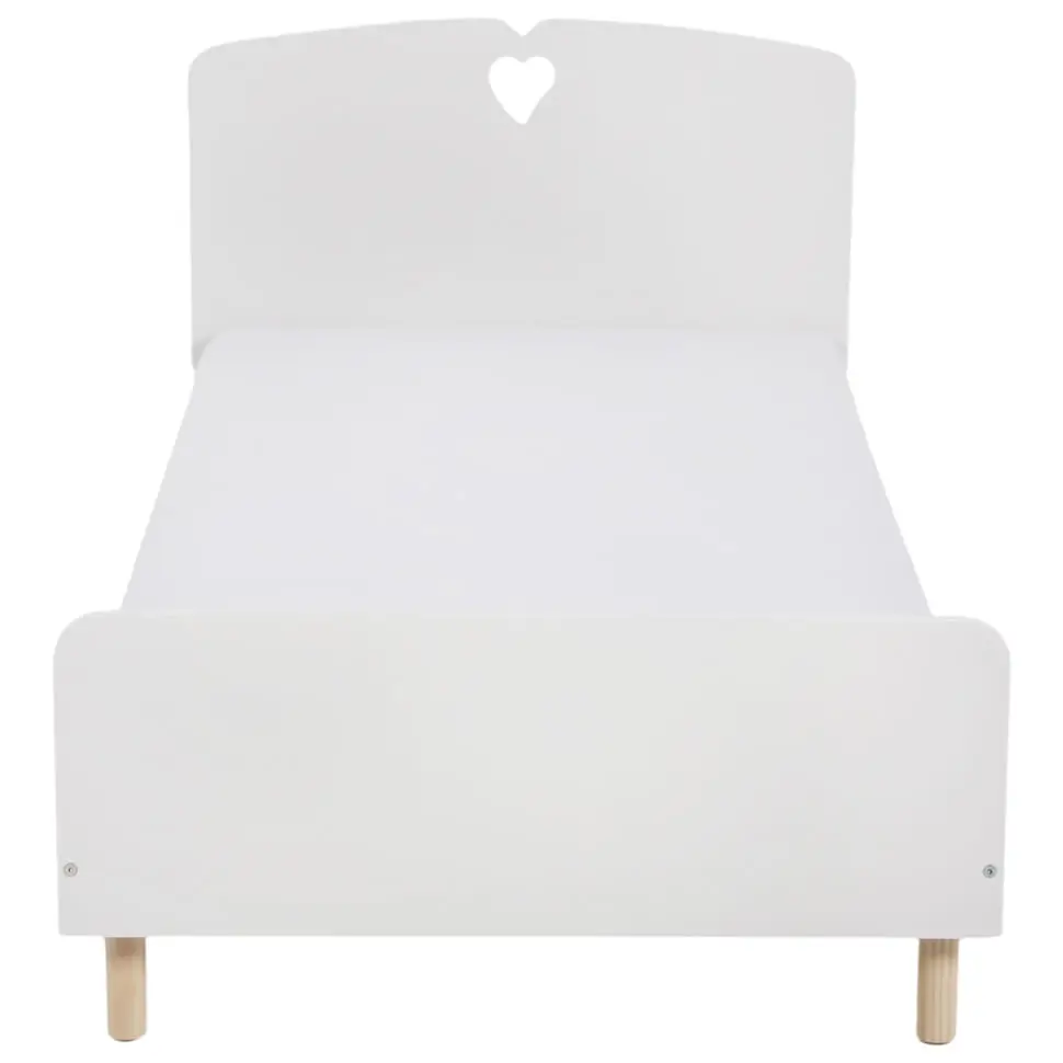 MY LITTLE LOVE CAMA SOLTEIRO 88 CM - BRANCO/NATURAL WASHED - Foto 2