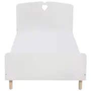 MY LITTLE LOVE CAMA SOLTEIRO 88 CM - BRANCO/NATURAL WASHED - Foto 2
