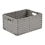 CESTO DOBRÁVEL 40 CM X 29 CM X 19 CM NID - CINZA PROVENCE - Foto 2