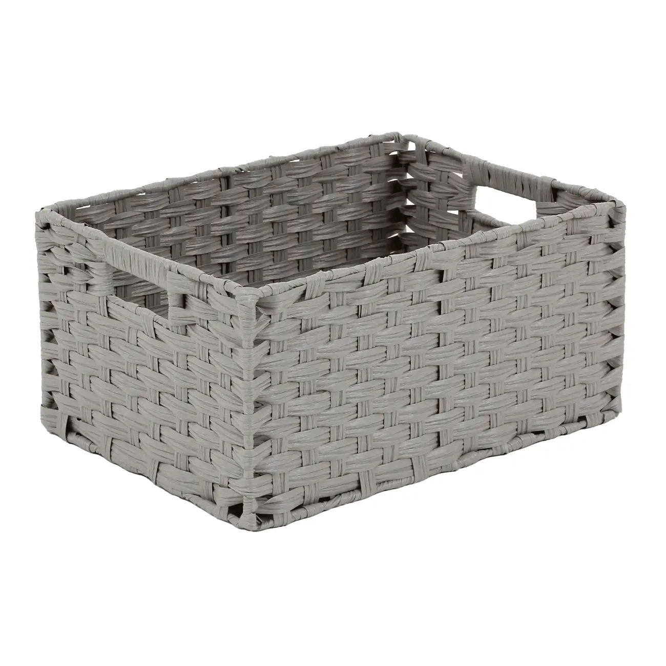 CESTO DOBRÁVEL 40 CM X 29 CM X 19 CM NID - CINZA PROVENCE - Foto 2