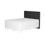 CAMA DE CASAL/QUEEN LINIEN PREMIUM - KONKRET/BRANCO - Foto 1