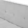 SOFÁ-CAMA 3 LUGARES OTO - DOUCEUR CINZA CLARO - Foto 7