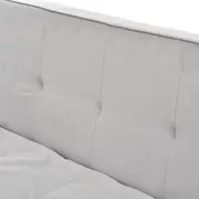 SOFÁ-CAMA 3 LUGARES OTO - DOUCEUR CINZA CLARO - Foto 7
