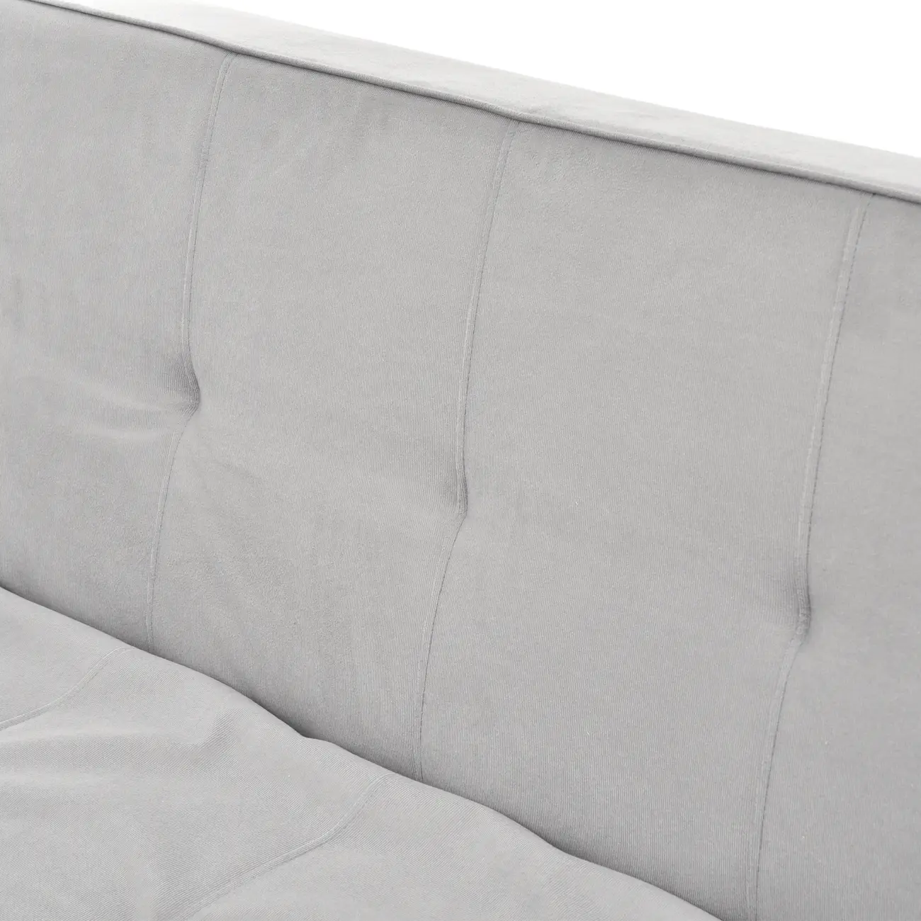 SOFÁ-CAMA 3 LUGARES OTO - DOUCEUR CINZA CLARO - Foto 7