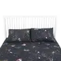 LENÇOL DE CASAL E QUEEN 2,40 M X 2,50 M ZOODIAC - CINZA/MULTICOR - Foto 2