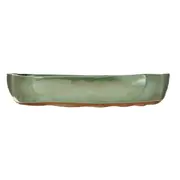 TRAVESSA OVAL 33 CM X 23 CM FOLHA - VERDE - Foto 4