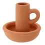 CASTIÇAL COM ALÇA TEMBÉ - ARGILA CRUA - Foto 1