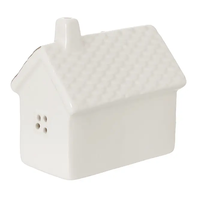 ADORNO CASA DOURADA 8 CM CELEBRATION - OFF WHITE/OURO - Foto 7
