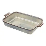 TRAVESSA REFRATÁRIA 36 CM X 22 CM TASTY - LODEN GREEN/MARROM - Foto 3