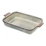 TRAVESSA REFRATÁRIA 36 CM X 22 CM TASTY - LODEN GREEN/MARROM - Foto 3