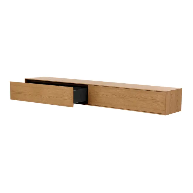 RACK SUSPENSO 2 GAVETAS 2 M X 38 CM THRUD - OAK TAMMI - Foto 3