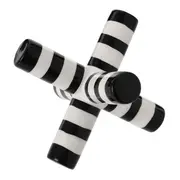 ADORNO MESA 10 CM JOY - PRETO/BRANCO - Foto 4
