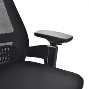 CADEIRA DE ESCRITÓRIO SPENCER - PRETO/PRETO - Foto 11