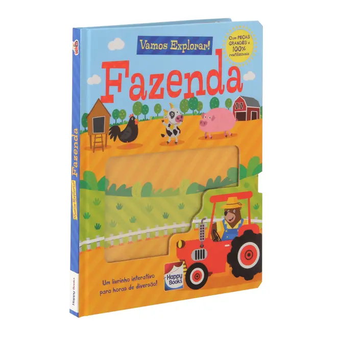 VAMOS EXPLORAR! FAZENDA LIVRO INFANTIL - MULTICOR - Foto 3