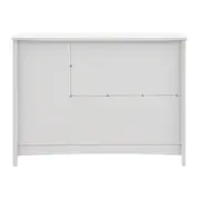 CÔMODA 4 GAVETAS/1 PORTA 1,22 M X 50 CM MON DIEU - BRANCO - Foto 9