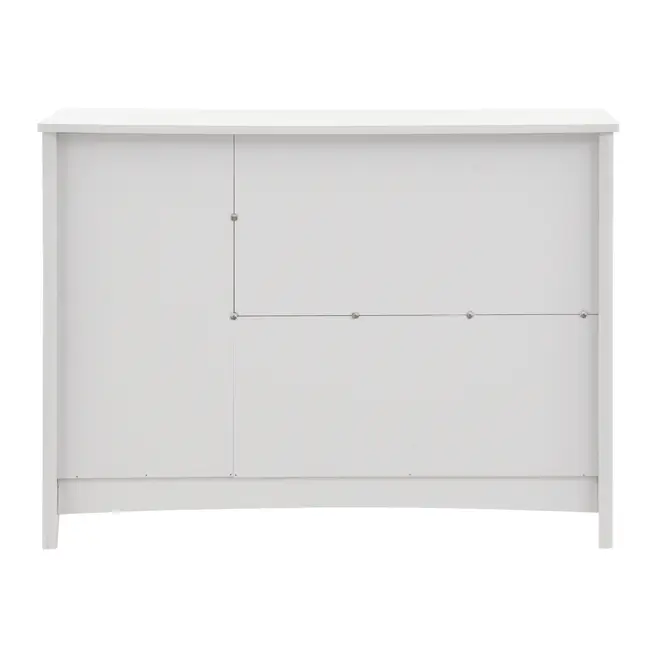 CÔMODA 4 GAVETAS/1 PORTA 1,22 M X 50 CM MON DIEU - BRANCO - Foto 9
