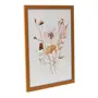 QUADRO 32 CM X 42 CM BROWN FLOWERS II - AMÊNDOA/MULTICOR - Foto 2
