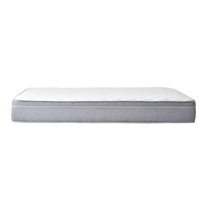 COLCHÃO QUEEN COM MOLAS 1,58 M X 1,98 M X 24 CM NEST - CINZA/BRANCO - Foto 2
