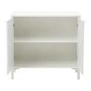 ARMÁRIO PARA ESCRITÓRIO BAIXO 2 PORTAS SLEEK - BRANCO/GRANILITE - Foto 5