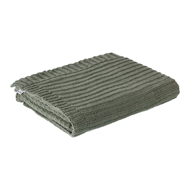 MANTA PARA SOFÁ 1,40 M X 1,60 M WEAVE - LODEN GREEN - Foto 3