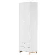 GUARDA-ROUPA INFANTIL 2 PORTAS/2 GAVETAS SWEET - BRANCO/PINUS NATURAL - Foto 3