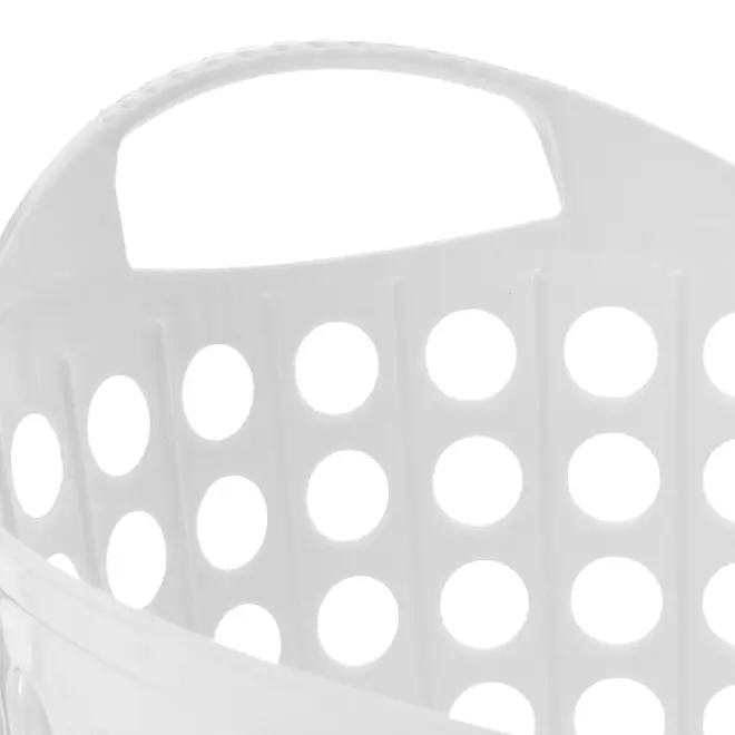 CESTO OVAL 59 CM X 30 CM X 34 CM DRYFULL - BRANCO - Foto 6