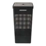 CESTO PARA ROUPAS GRID - PRETO - Foto 3
