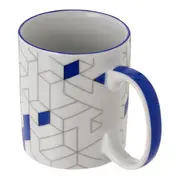 CANECA 300 ML MAZE - BRANCO/AZUL COBALTO - Foto 5