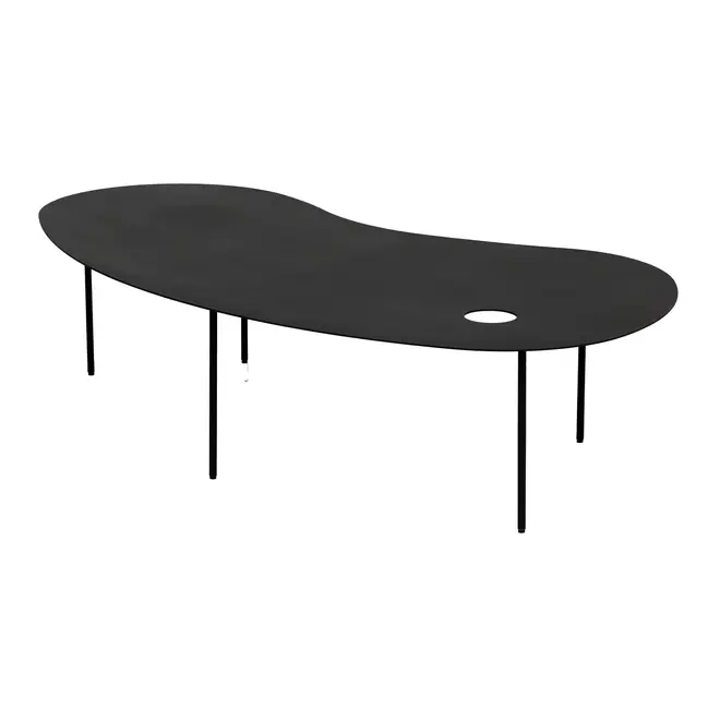 MESA DE CENTRO 1,30 M X 69 CM PINGO - PRETO - Foto 2