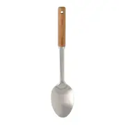 COLHER 32 CM ACÁCIA KITCHEN - ACÁCIA/INOX - Foto 1