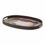 BANDEJA 44 CM X 30 CM PAISAGISTA - MARROM DE LEI/MULTICOR - Foto 2