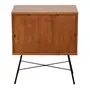 MESA DE CABECEIRA MID CENTURY - PRETO/NOZES - Foto 5