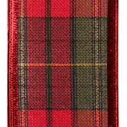 FITA DECORATIVA XADREZ 9 M BORDAR, AMAR E CELEBRAR - VERMELHO/VERDE - Foto 2