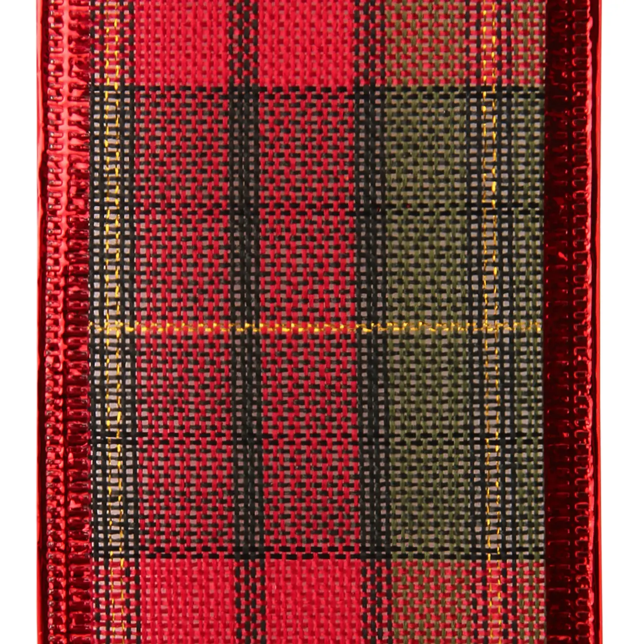 FITA DECORATIVA XADREZ 9 M BORDAR, AMAR E CELEBRAR - VERMELHO/VERDE - Foto 2