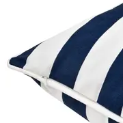 ALMOFADA 45 CM X 45 CM BLUESTRIPE RECORTES - BRANCO/AZUL ESCURO - Foto 3