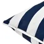 ALMOFADA 45 CM X 45 CM BLUESTRIPE RECORTES - BRANCO/AZUL ESCURO - Foto 3