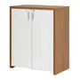 ARMÁRIO PARA ESCRITÓRIO MÉDIO 2 PORTAS BOSS - OAK TAMMI/BRANCO - Foto 5
