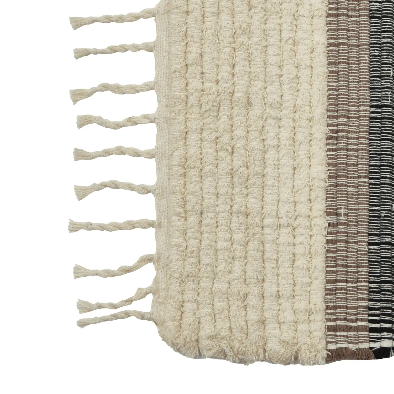 TAPETE 2 M X 2,50 M LOOM - NATURAL/PRETO - Foto 2